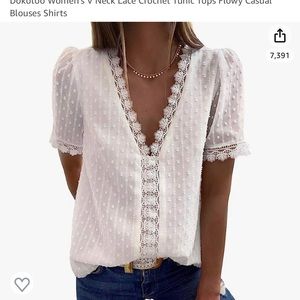 White Chiffon Blouse